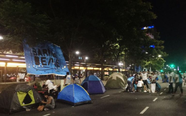 Organizaciones sociales anuncian para mañana y el jueves una protesta con acampe